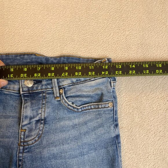True Religion Womans Jeans Size 25 Stella Mid Rise Skinny Blue Denim Cotton Stre - Picture 5 of 15